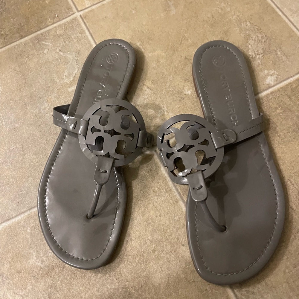 Tory Burch Grey Women's Sandals